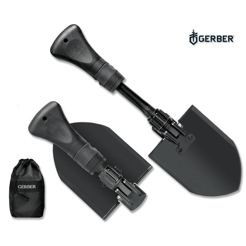 Gerber Gerber Gorge Lightweight Folding Shovel W/ Bag Dark Slate Gray