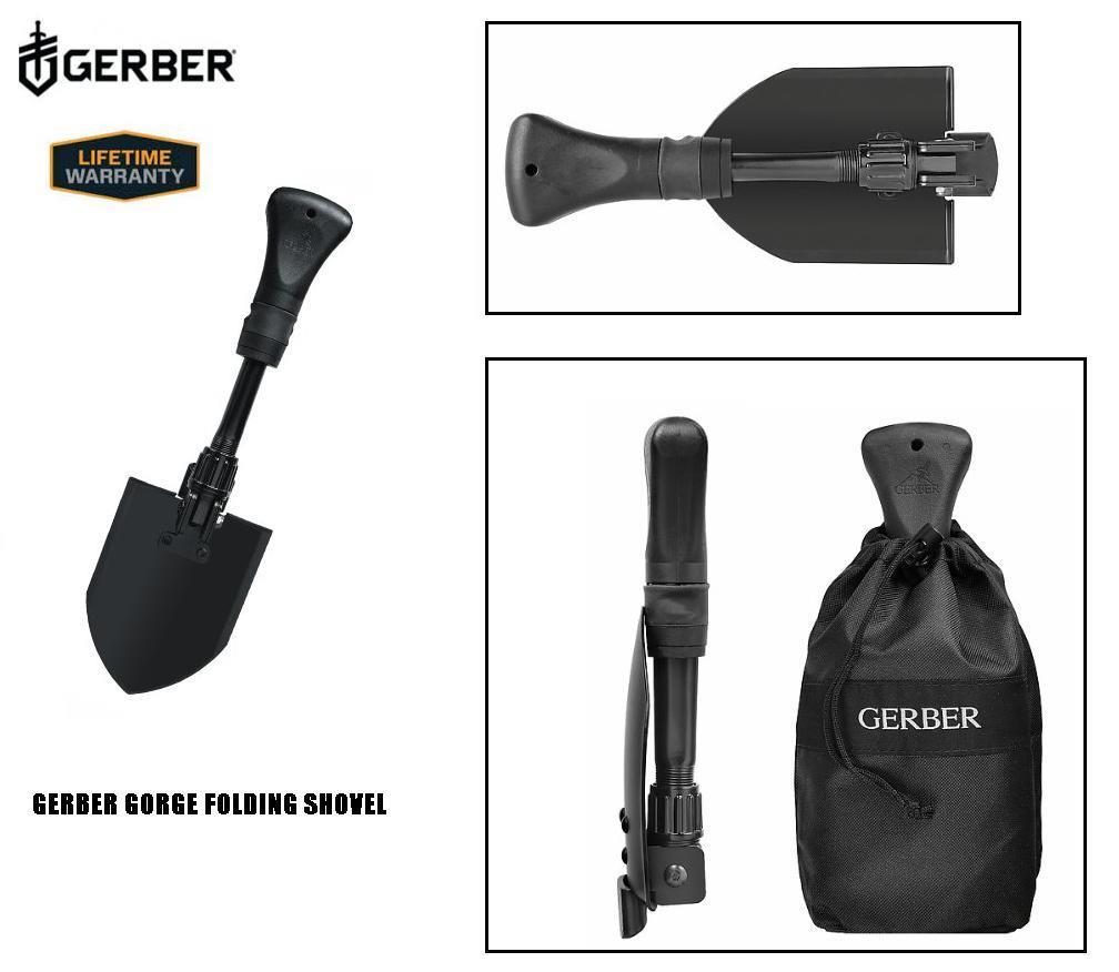 Gerber Gerber Gorge Lightweight Folding Shovel W/ Bag White