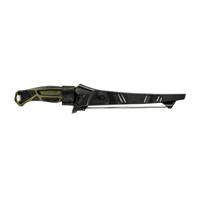 Gerber Gerber Controller 8 Inch Fillet Knife - W Built In Sharpener #31-003340 Dark Slate Gray