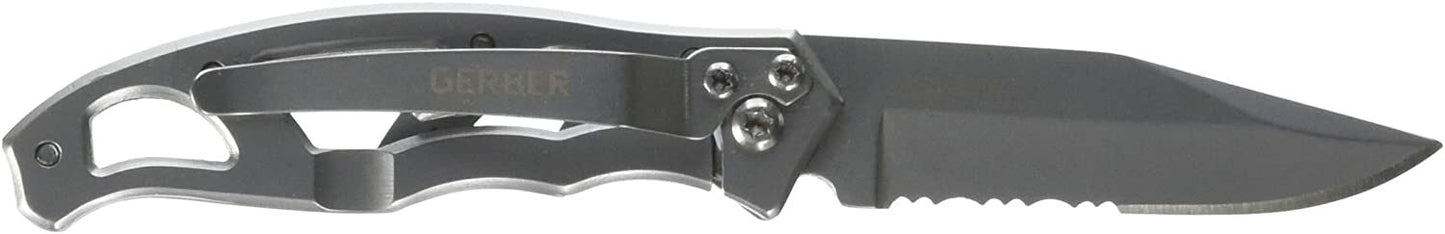 Gerber Gerber Paraframe Mini Clip Folding Knife - 5.25 Inch Overall #22-48484 Dim Gray