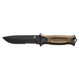 Gerber Gerber Strongarm Tactical Fixed Blade Knife - Serrated Edge Coyote #30-001059N Dark Slate Gray