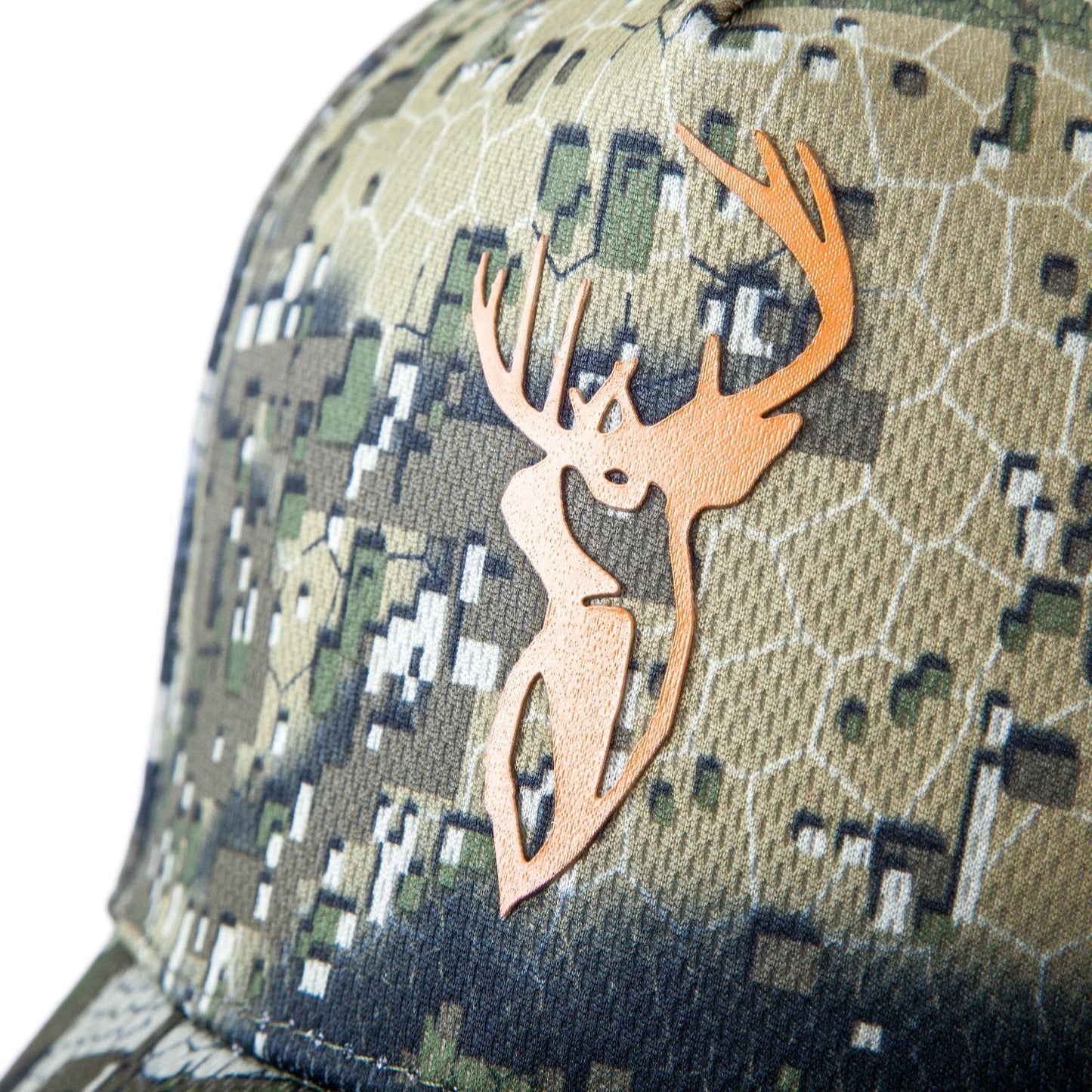 Hunters Element Hunters Element Desolve Veil Heat Beater Hunting Cap With Orange Stag Bisque