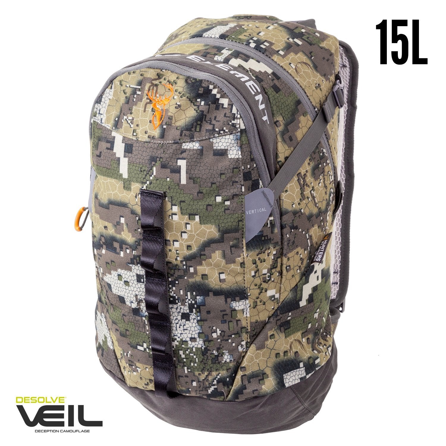 Hunters Element Hunters Element Vertical Pack - Desolve Veil 15L #04846 Dim Gray