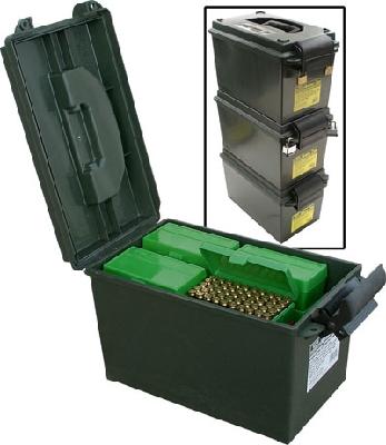 Mtm Case-Gard Mtm Jumbo 50Cal Bulk Ammo Can #ac11 Medium Sea Green