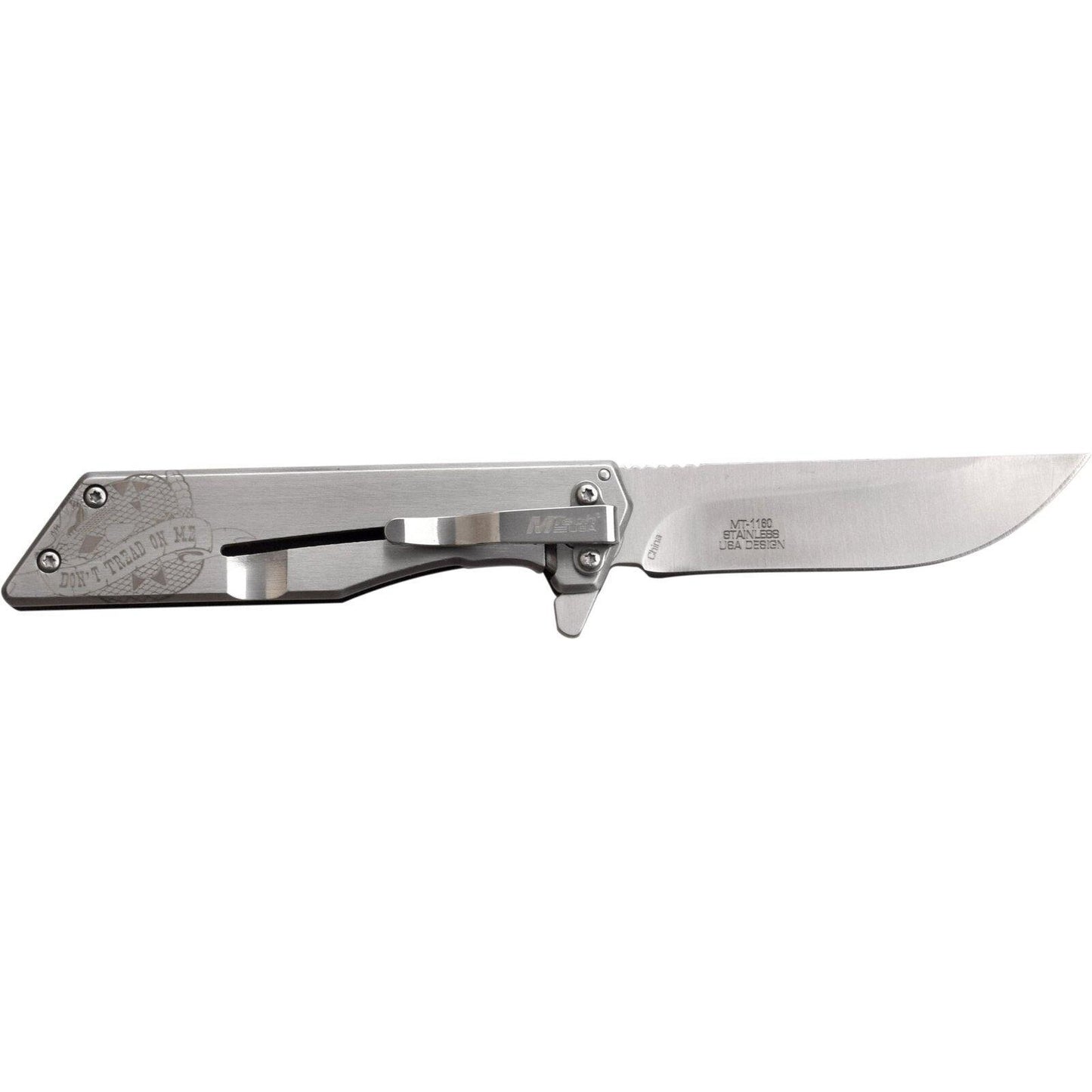 Mtech Drop Point Fine Edge Blade Folding Knife - 7 Inches Overall G10 Handle #mt-1160Ls - Xhunter New Zealand