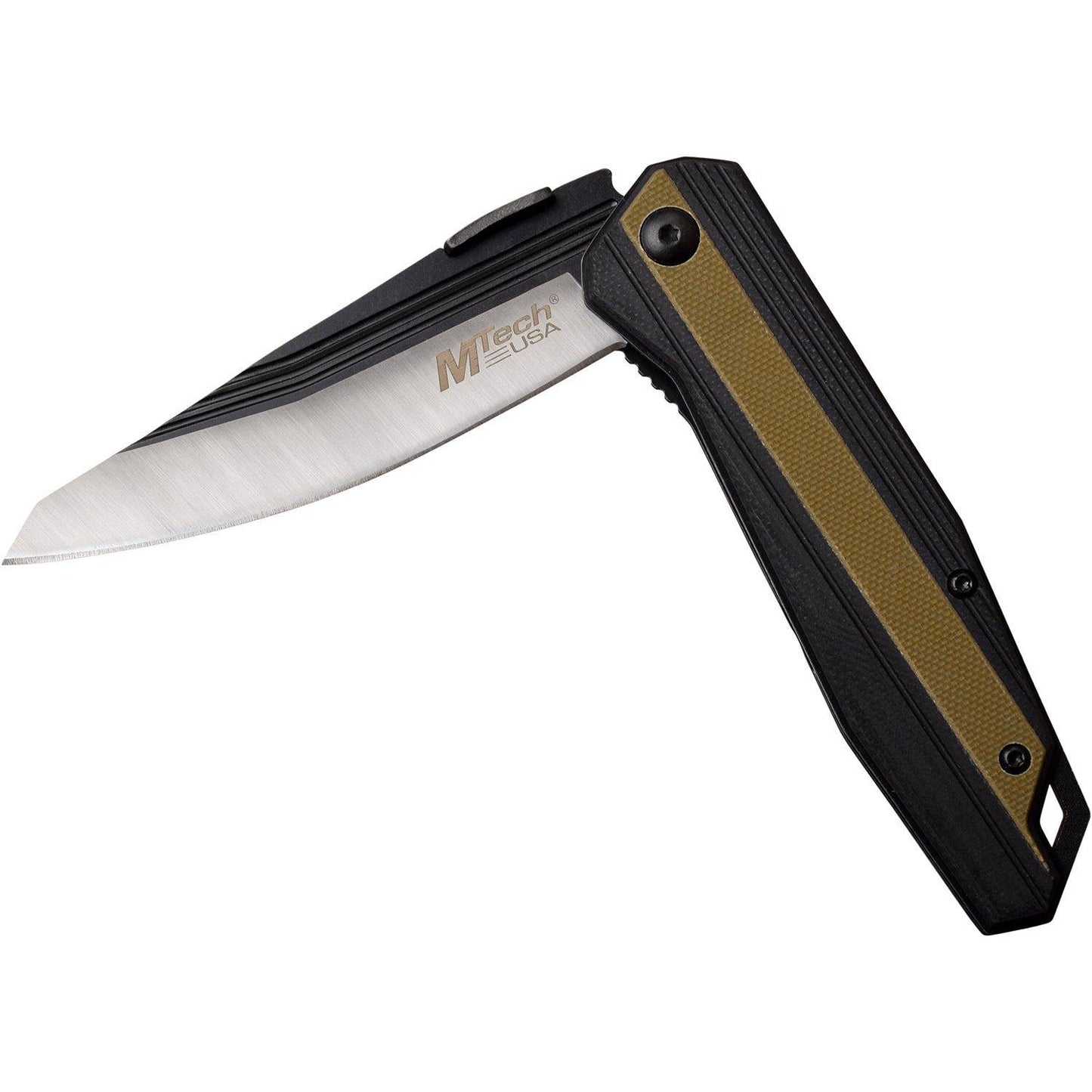 Mtech Drop Point Fine Edge Blade Folding Knife - 8 Inches Overall G10 Handle #mt-1081Tn - Xhunter New Zealand