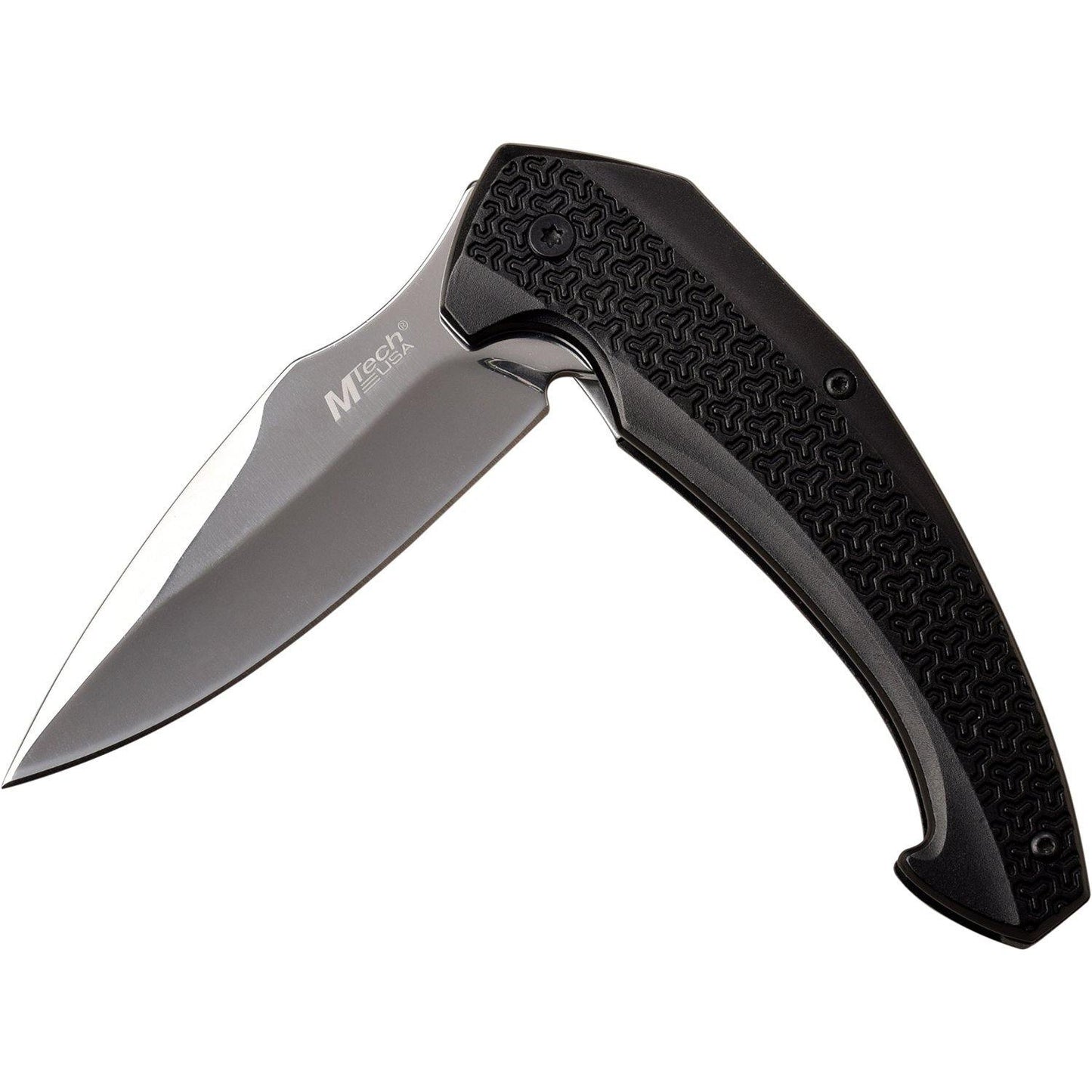 Mtech Spear Point Fine Edge Blade Folding Knife - 8 Inches Overall #mt-1063Bk - Xhunter New Zealand