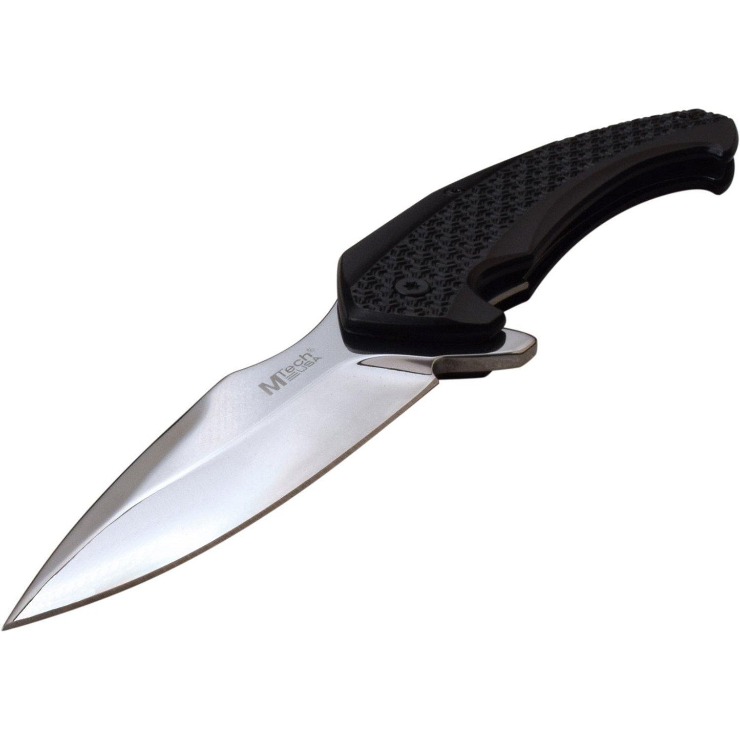 Mtech Spear Point Fine Edge Blade Folding Knife - 8 Inches Overall #mt-1063Bk - Xhunter New Zealand