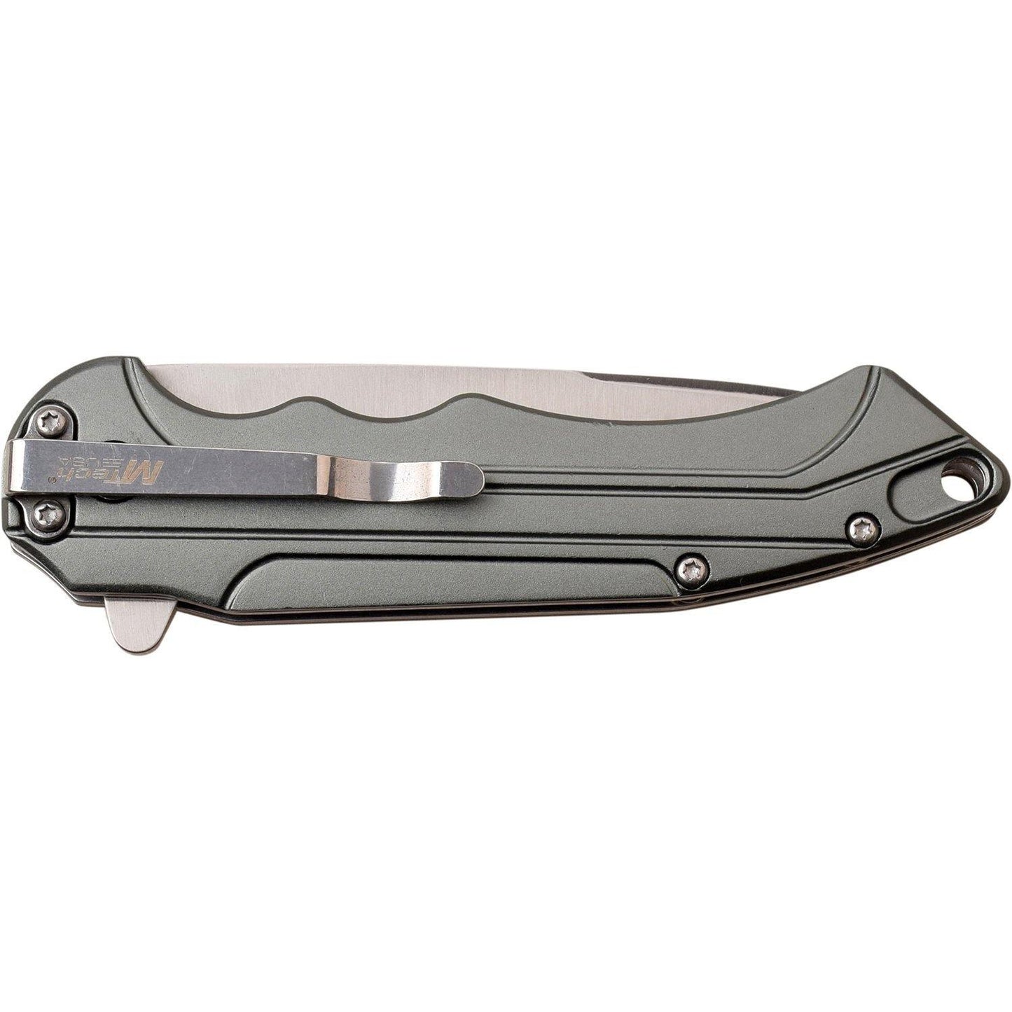 Mtech Drop Point Fine Edge Blade Folding Knife - 7.6 Inches Overall #mt-1022Gy - Xhunter New Zealand