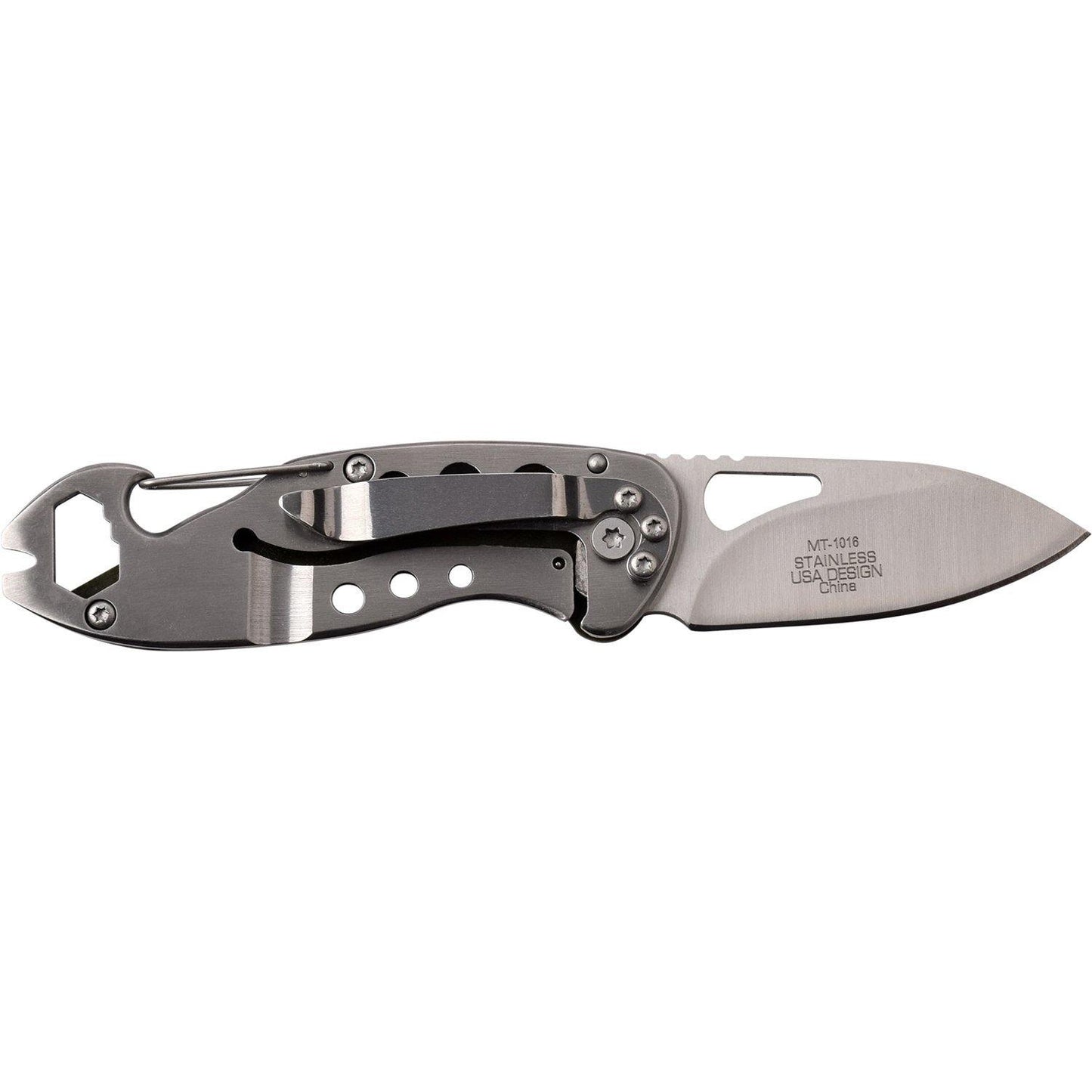 Mtech Drop Point Fine Edge Blade Multifunction Folding Knife - 5.6 Inches G10 Handle #mt-1016Gn - Xhunter New Zealand