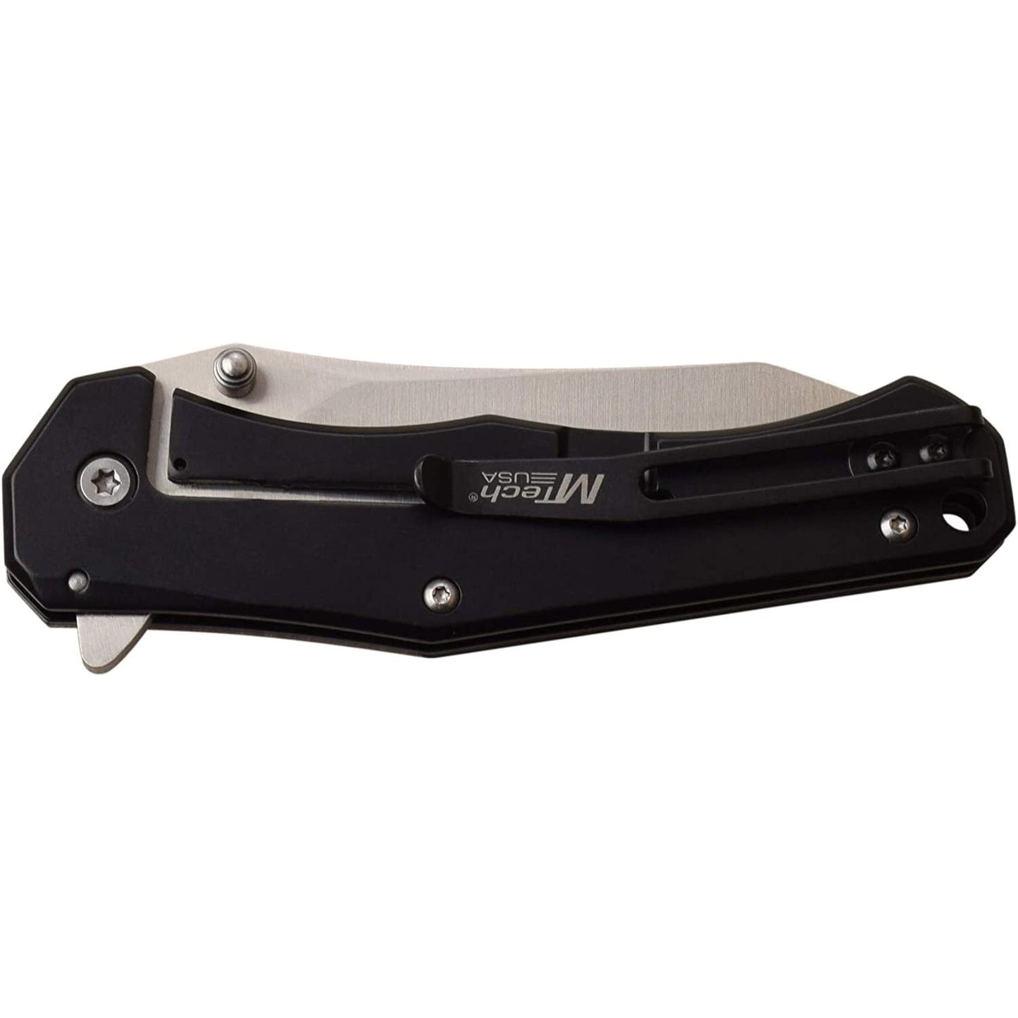 Mtech Mtech Sheepsfoot Fine Edge Blade Folding Pocket Knife - 4.5 Inches G10 Handle #mt-1103Gy Black