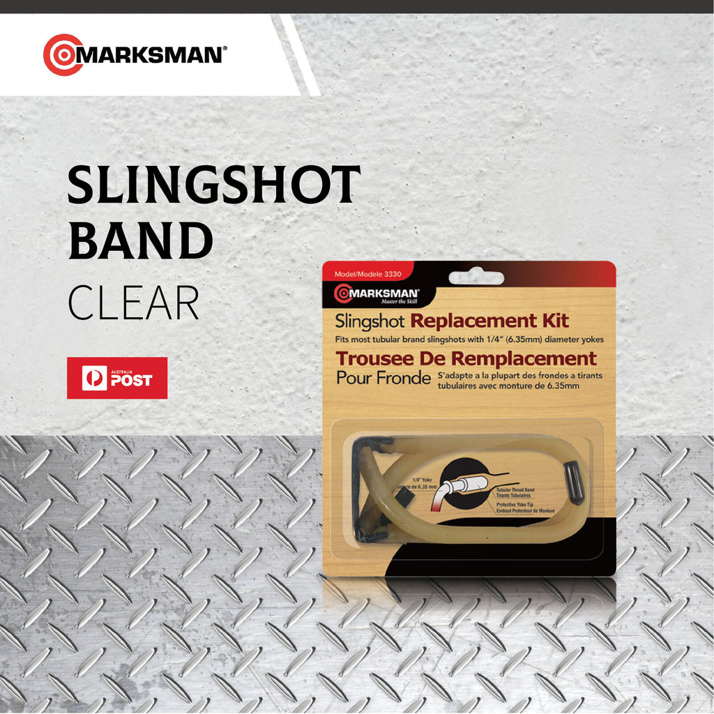 Marksman Marksman Slingshot Band - Clear Tan