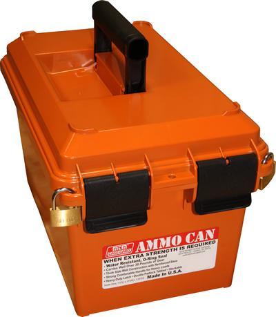 Mtm Case-Gard Mtm Ammo Can For Bulk Ammo - Orange 50Cal #ac35 Chocolate