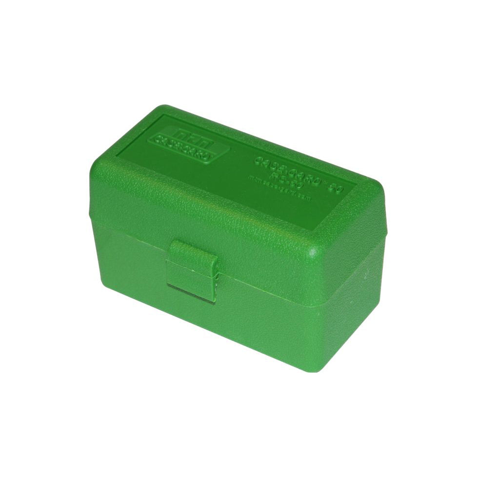 Mtm Case-Gard Mtm 50 Round Flip-Top Rifle Ammo Box .222 To .222 Mag #rs-50-10 Forest Green