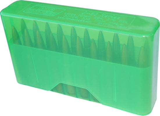 Mtm Case-Gard Mtm 20 Rd Rifle Slip-Top Ammo Box Green .22-250/.243/6Ppc  #j20-M-16 Medium Aquamarine