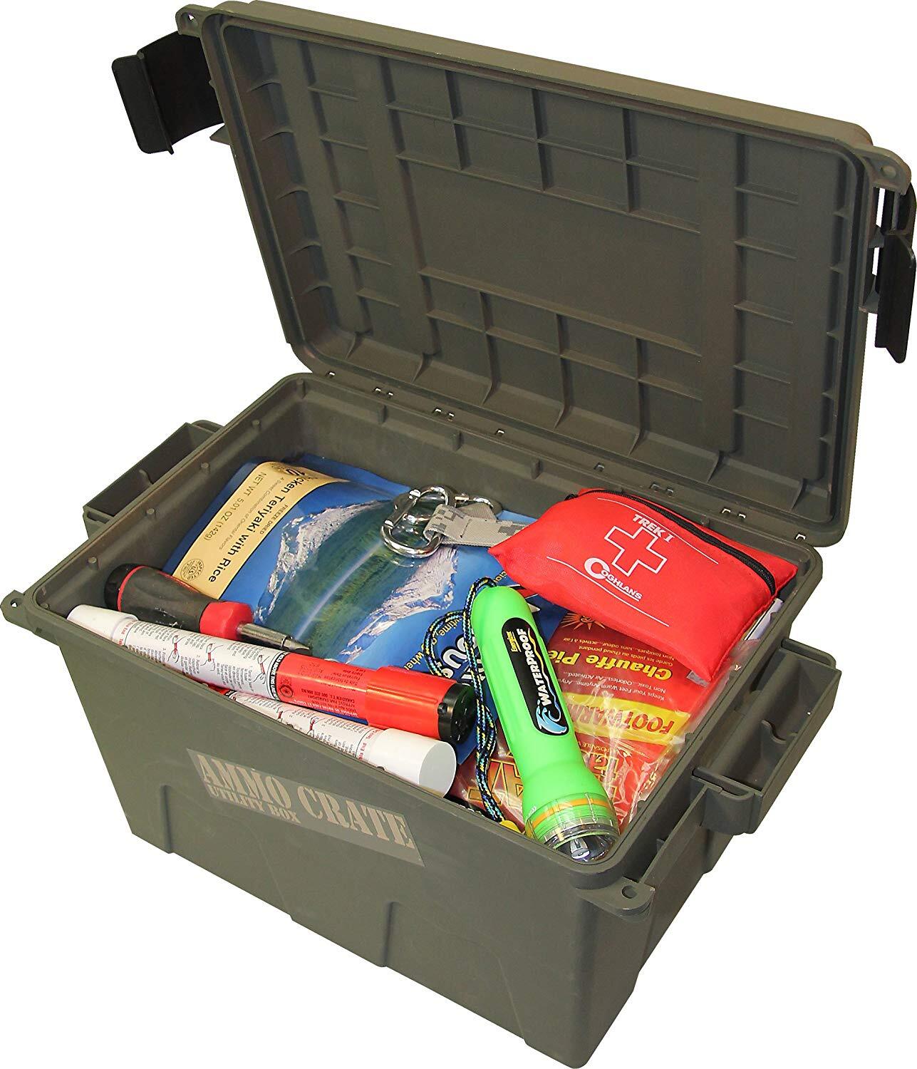 Mtm Case-Gard Mtm Ammo Crate 8.5" Deep Utility Box #acr7P-18 Dark Slate Gray