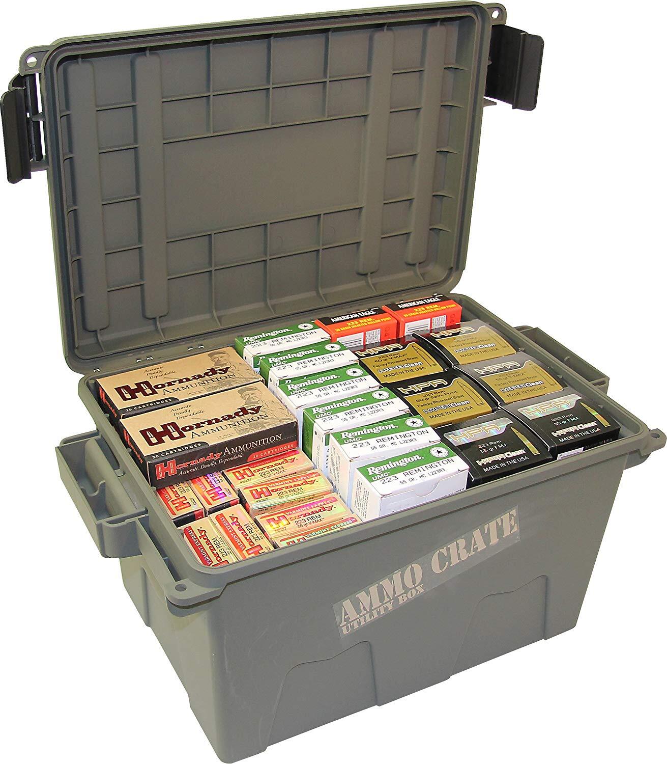 Mtm Case-Gard Mtm Ammo Crate 8.5" Deep Utility Box #acr7P-18 Dim Gray