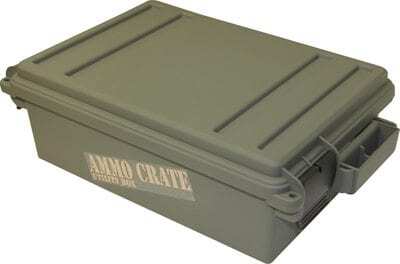 Mtm Case-Gard Mtm Polypropylene Ammo Crate - 4.8 Inch Deep Army Green #acr4P-18 Dim Gray