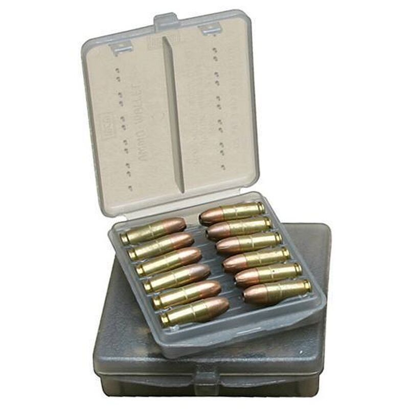 Mtm Case-Gard Mtm Pistol Ammo Wallet - 6 And 12 Round Combo  45 Acp #w12B-45-41 Gray