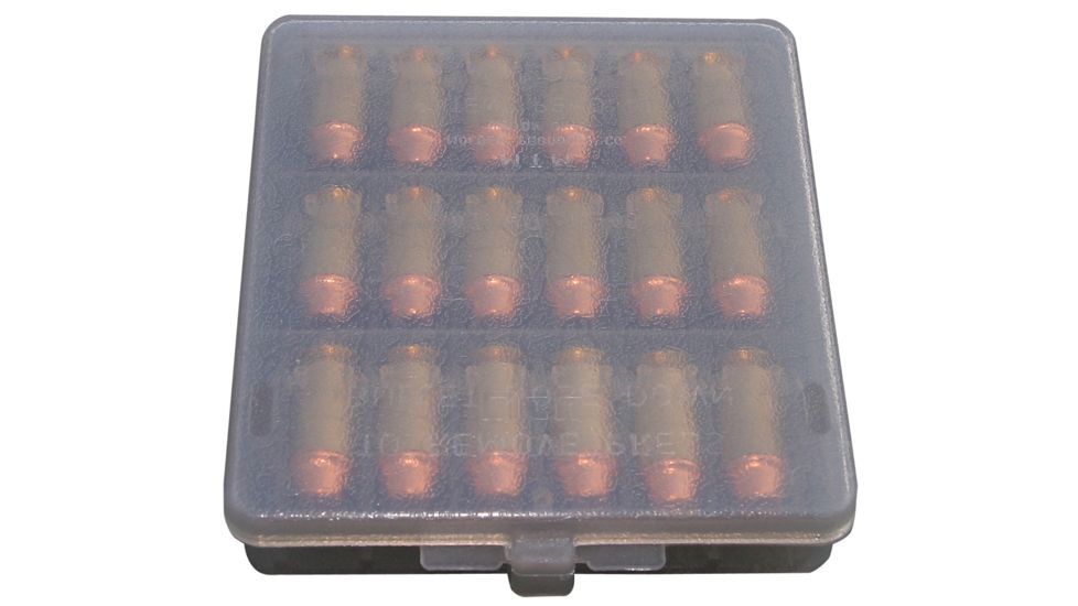 Mtm Case-Gard Mtm 18 Round Pistol Ammo Wallet - 45Acp #w18-45-41 Slate Gray