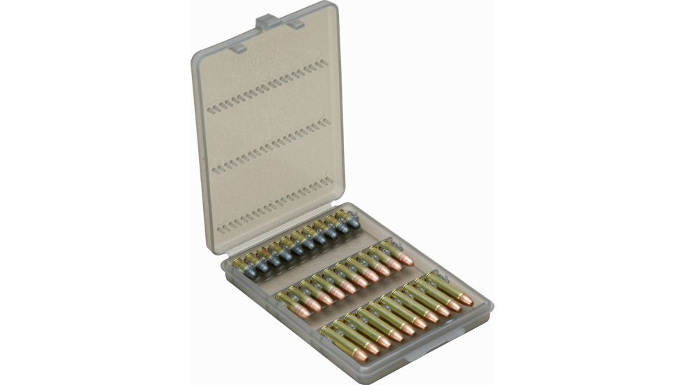 Mtm Case-Gard Mtm Rifle Pistol Ammo Wallet - 30 Round .22Cal .22Mag And .17Hmr #30-22M-41 Dark Gray