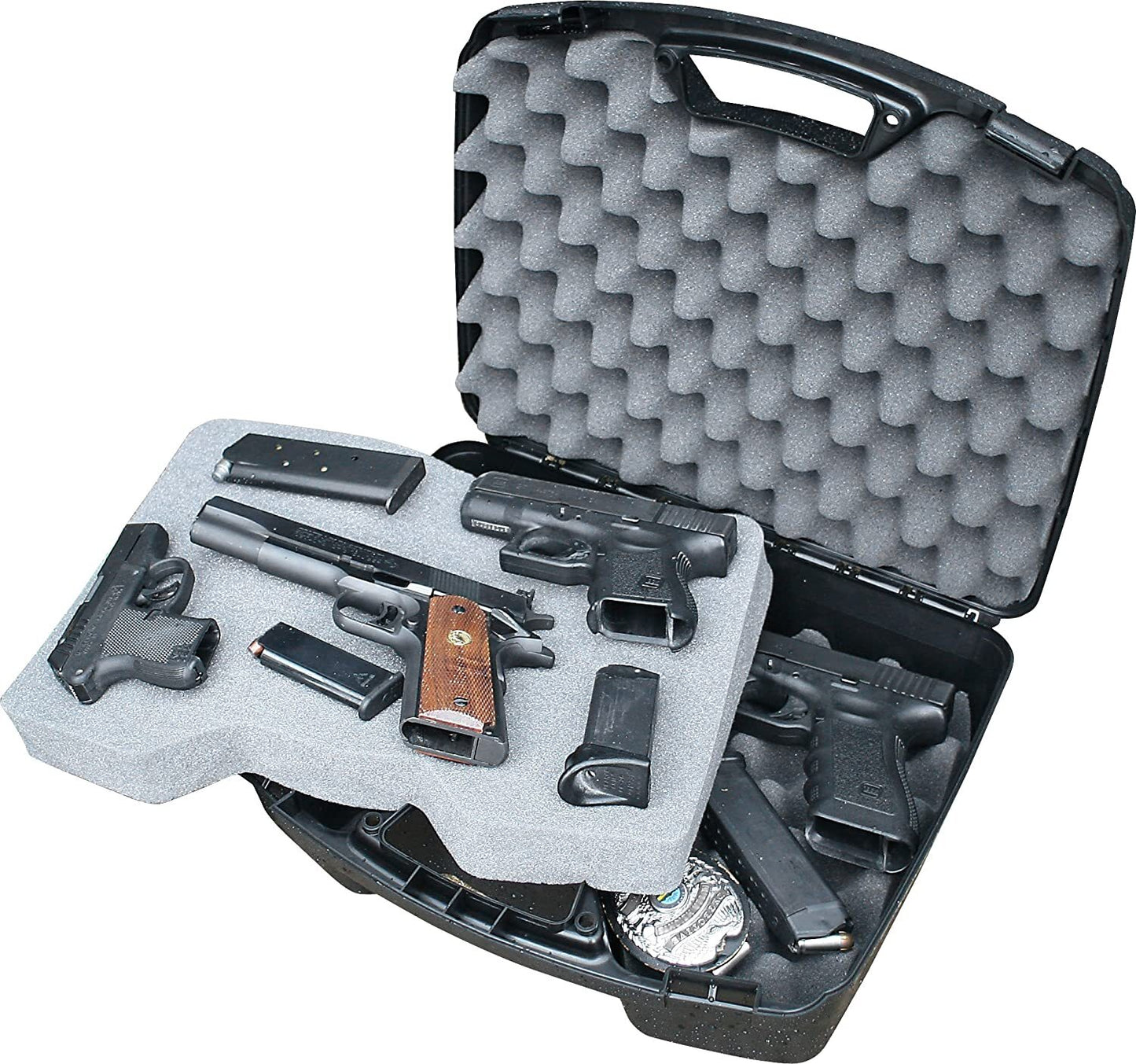 Mtm Case-Gard Mtm 4 Pistol Handgun Case - 12 Inch Black #811-40 Dark Gray