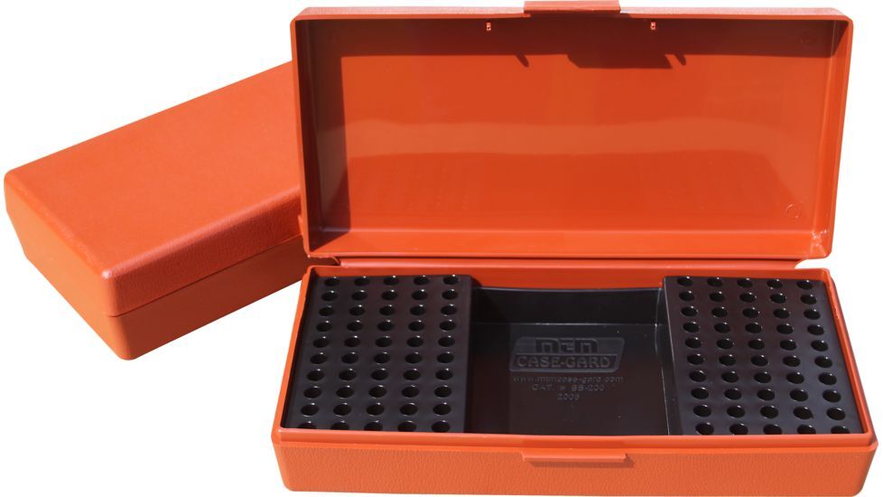 Mtm Case-Gard Mtm Flip-Top Ammo Box - 22 Long Rifle 100-Rnd Rust Red #sb-200-32 Chocolate