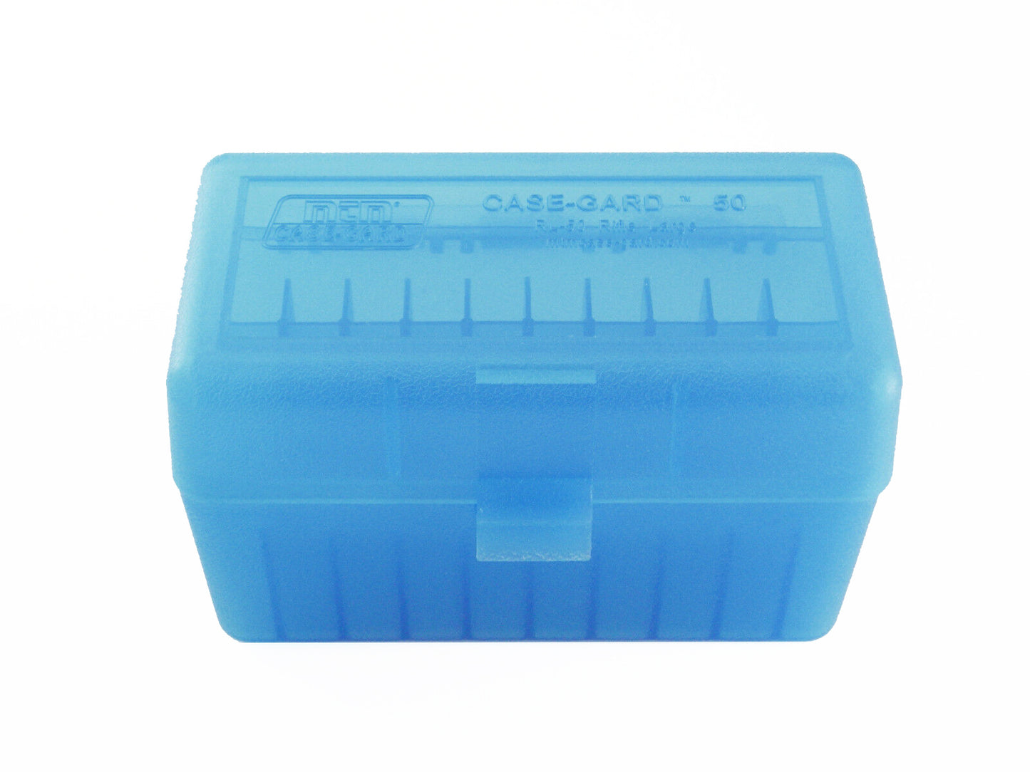 Mtm Case-Gard Mtm Case-Gard Large Rifle Ammo Box 270 Win 30-06 Cal 50 Round - Clear Blue #rl-50-24 Cornflower Blue