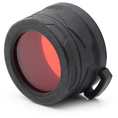 Nitecore Nitecore Flashlight Torch Head Red Filter - 40Mm For Mh25, Mh27, Ea4, Ea41 #nfr40 Salmon