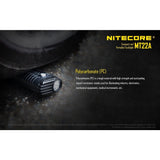 Nitecore Nitecore 260 Lumens Durable Compact  Led Torch - W Batteries Lanyard Clip #mt22A Dim Gray