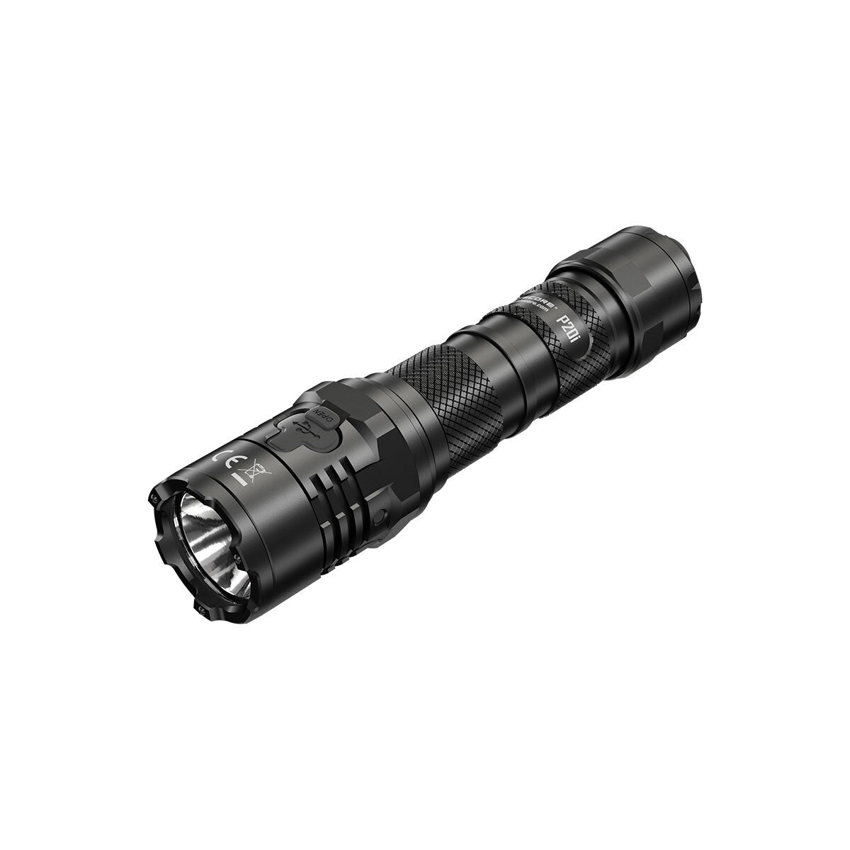 Nitecore Nitecore Compact Rechargeable Tactical Flashlight Torch - 1800 Lumen Strobe Ready W Battery #p20I Dark Slate Gray