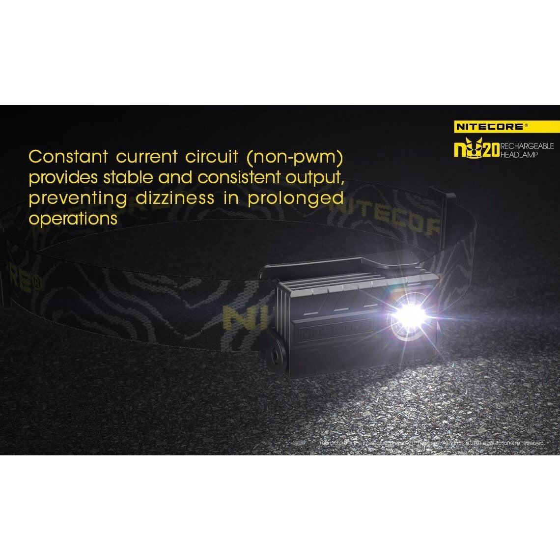 Nitecore Nitecore Rechargeable Lightweight Led Headlamp - 360 Lumens Black #nu20 Dark Slate Gray