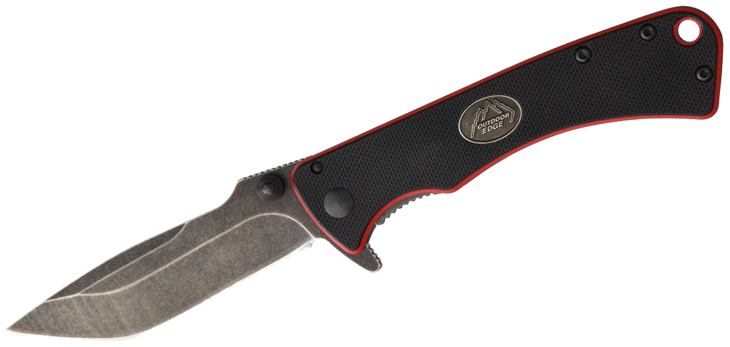 Outdoor Edge Outdoor Edge Small Divide Frame Lock Plain Folding Knife - 3 Inch Blade #oedv30 Dark Slate Gray