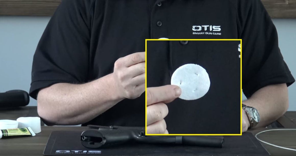 Otis Otis 2'' Gun Cleaning Patches 100Pcs For .17-223 Cal Gray