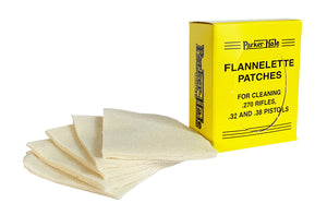 Parker Hale Parker Hale Pre Cut Gun Cleaning Flannelette Patches .270Cal - 45 Pack #ph01Flf2 Yellow