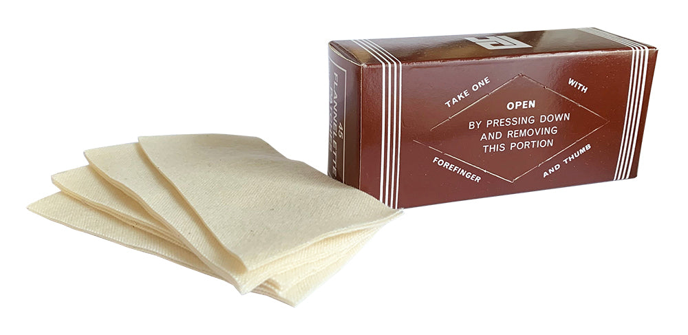 Parker Hale Parker Hale Pre-Cut Gun Cleaning Flannelette Patches .30Cal - 45 Pack #ph01Flf3 Saddle Brown