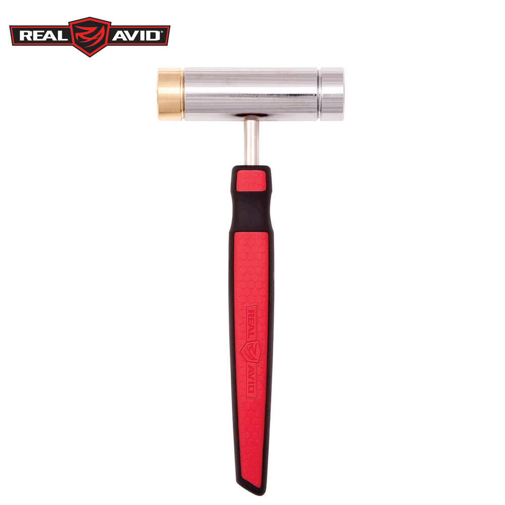 Real Avid Real Avid Accu-Punch Hammer Tool Case W Brass & Steel Punches - 14 Tools #av-Hps-B Tomato