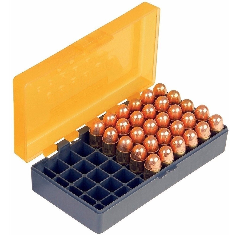 Smartreloader Smart Reloader Ammo Box - 50 Rnd Fit .44 .45 Cal #sj622 Sandy Brown