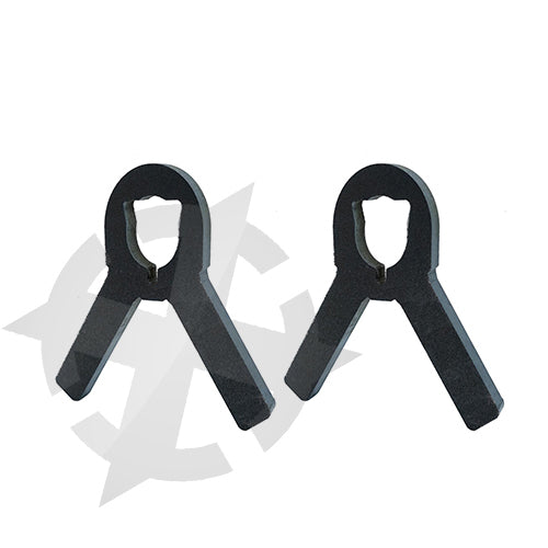 Sts Targets Sts Budget Target Frame Brackets (Pair) - Bare Steel Dark Slate Gray