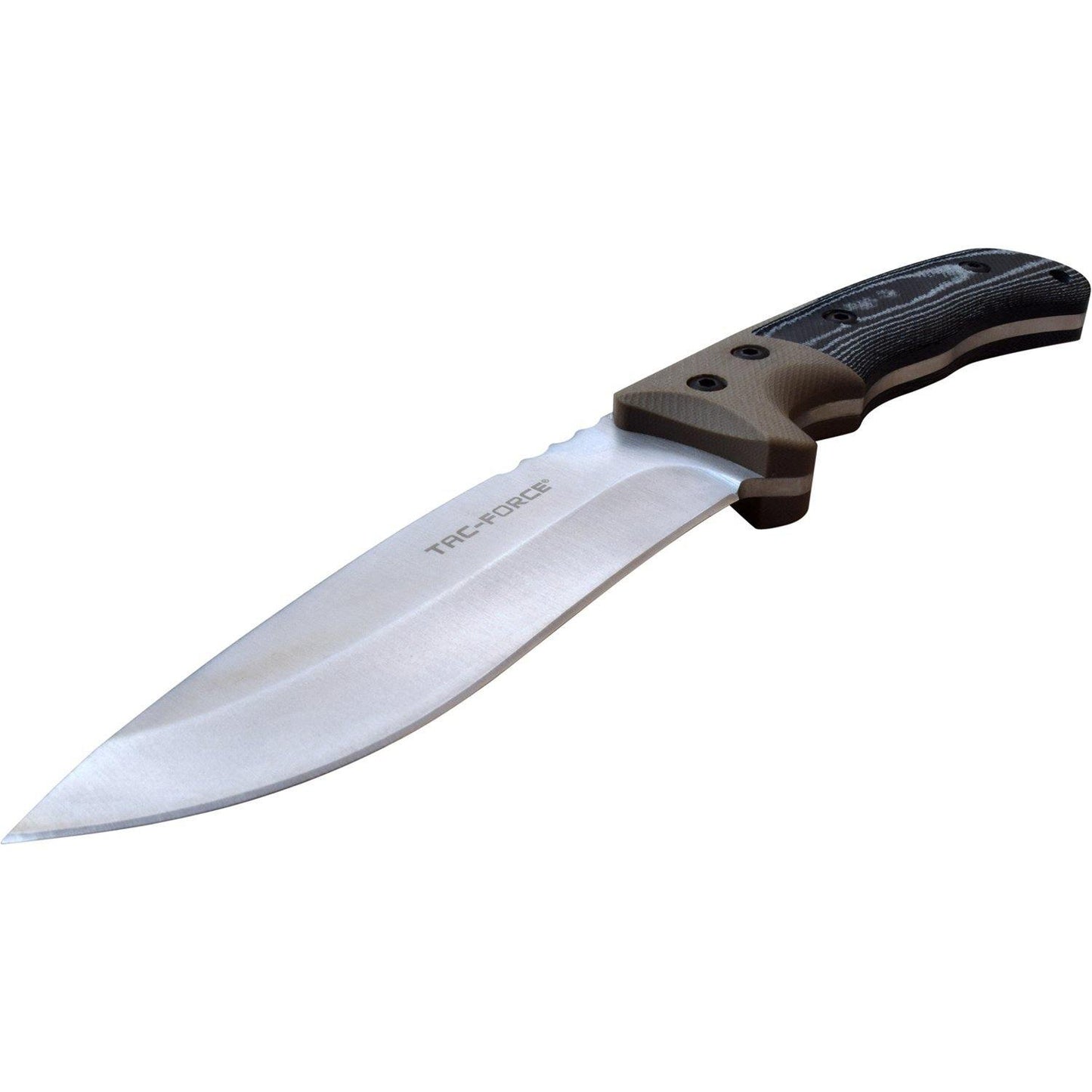 Tac-Force Drop Point Fine Edge Fixed Blade Knife - Full Tang G10 Micarta Handle #tf-Fix006Tn - Xhunter New Zealand