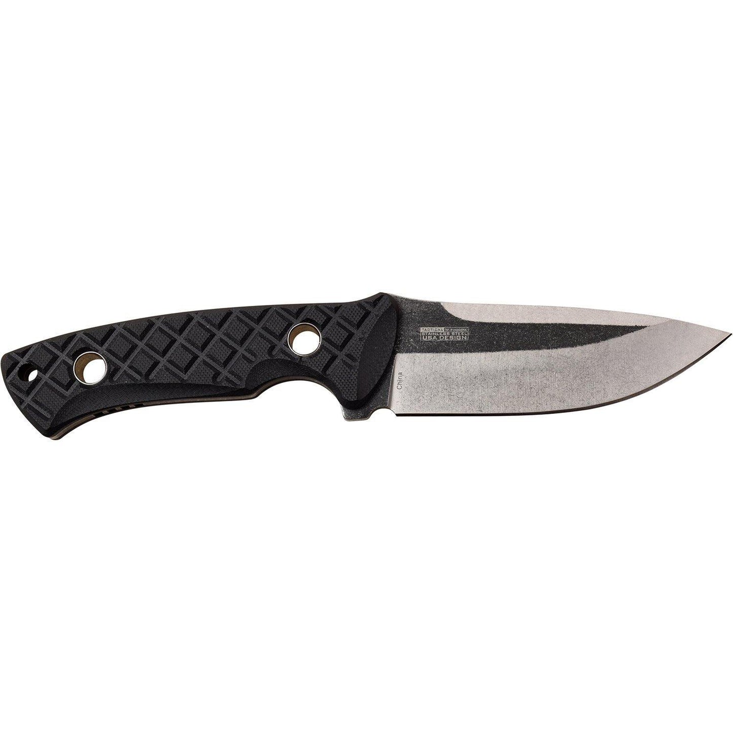 Tac-Force Drop Point Satin Fixed Blade Knife - 9 Inches Full Tang G10 Handle #tf-Fix008Bk - Xhunter New Zealand