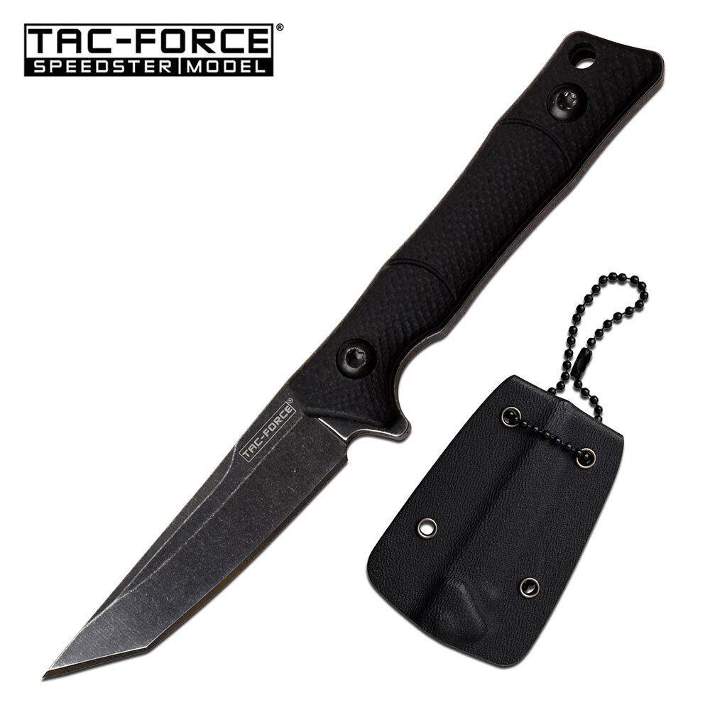 Tac-Force Tanto Tactical Fixed Blade Knife - G10 Handle 5 Inches Overall #tf-Fix003Bk - Xhunter New Zealand