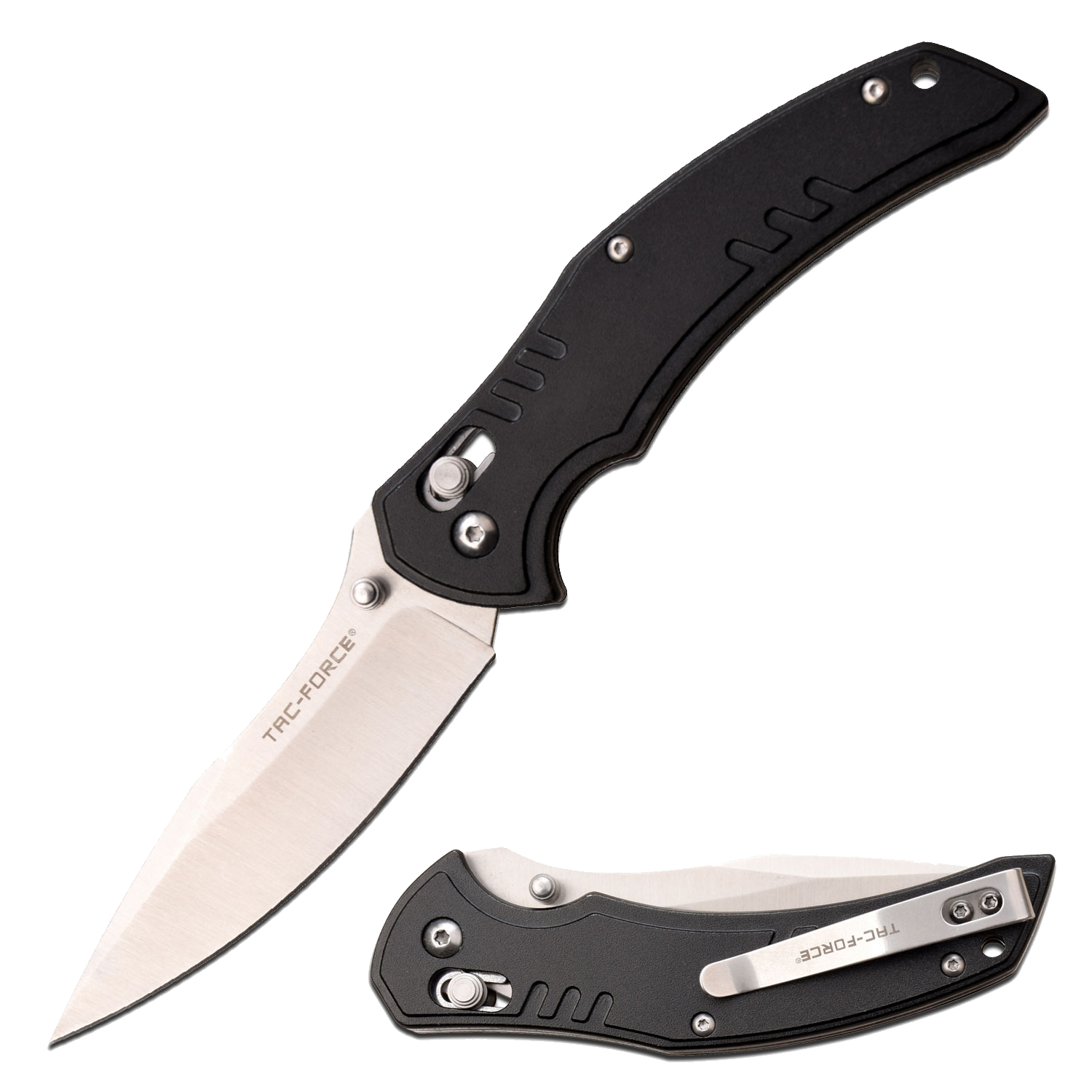 Tac-Force Tac-Force Tactical Portable Drop Point Folding Knife - 8 Inch Overall Satin Blade #tf-1036S Antique White