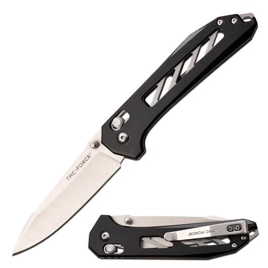 Tac-Force Tac Force Drop Point Pocket Folding Knife W Rapid Lock - Satin Blade 8 Inch Overall #tf-1035S Antique White