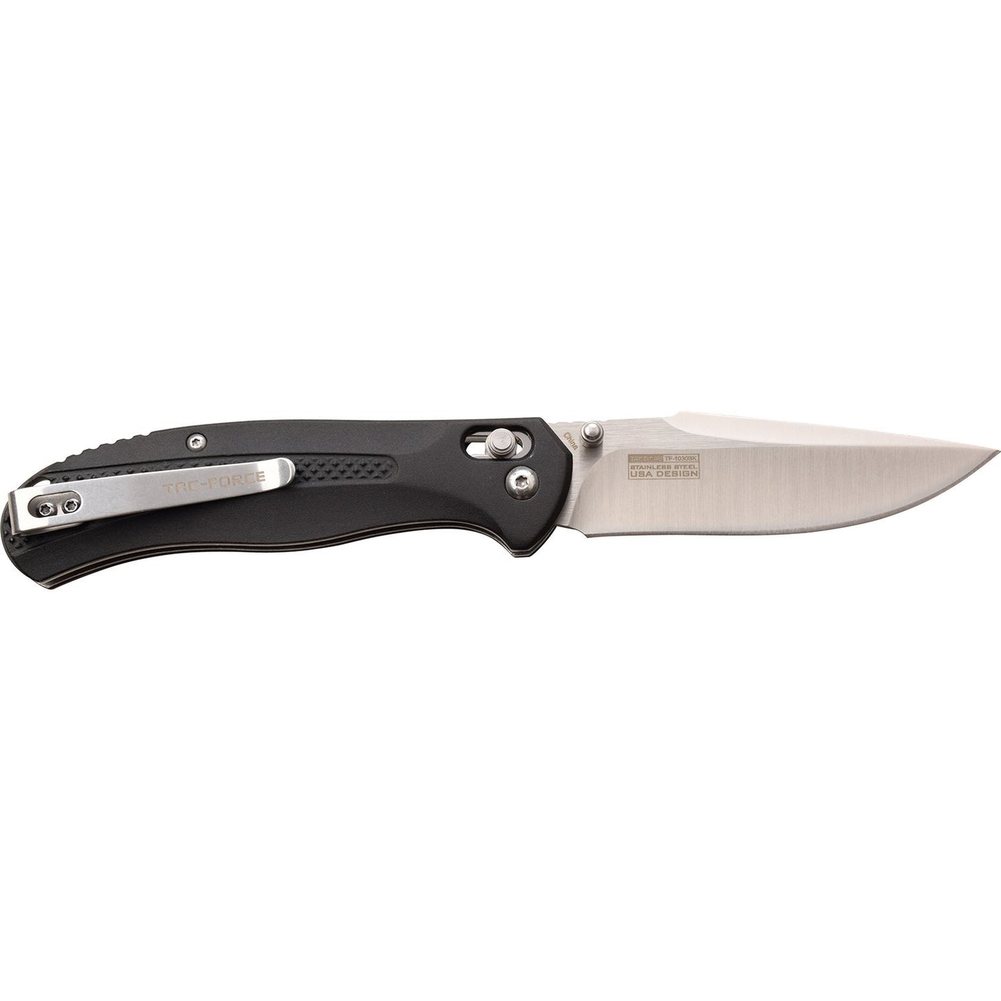 Tac-Force Tac-Force 8 Inch Hunting Manual Rapid Lock Folding Knife - Black #tf-1030Bk Dark Slate Gray