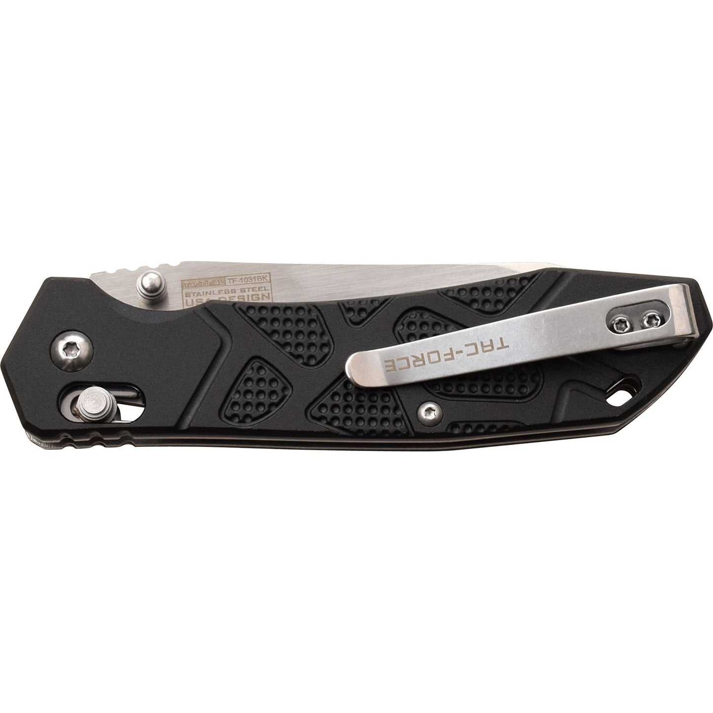 Tac-Force Tac-Force 8 Inch Hunting Tanto Manual Folding Knife - Black #tf-1031Bk Dark Slate Gray