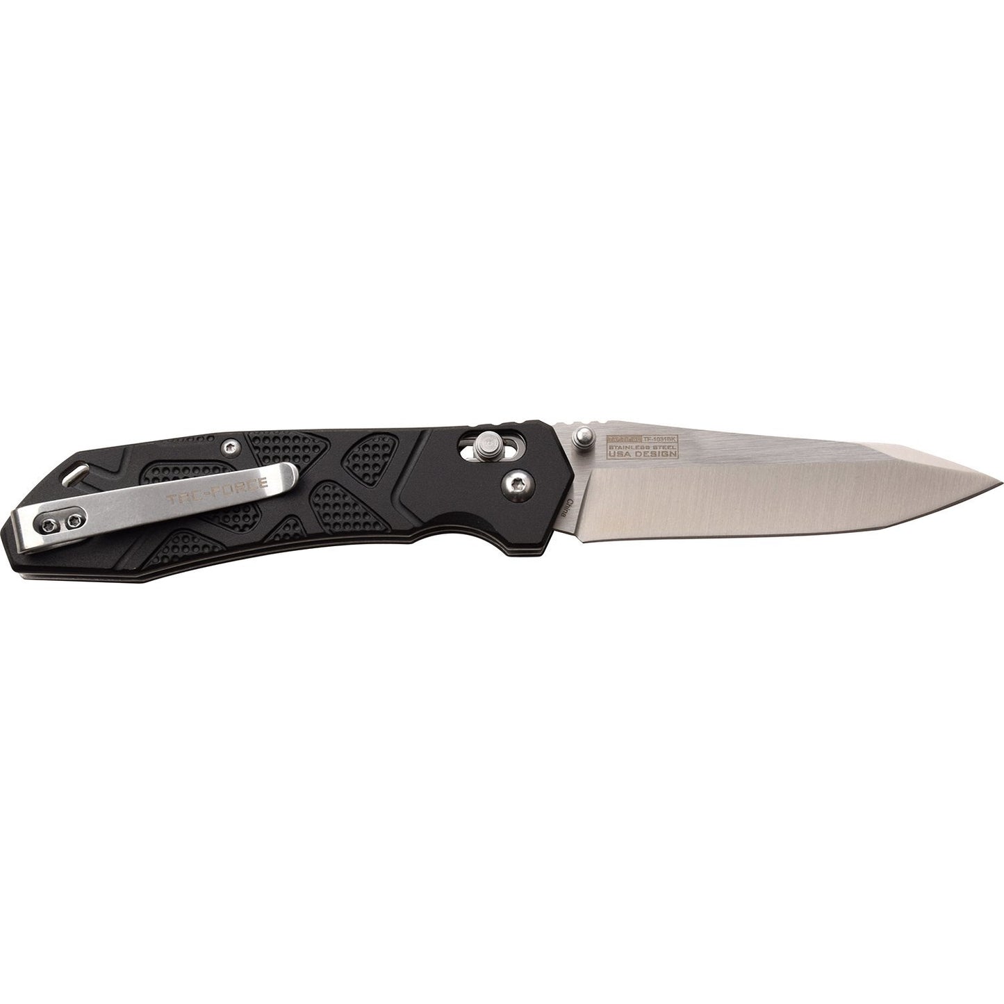Tac-Force Tac-Force 8 Inch Hunting Tanto Manual Folding Knife - Black #tf-1031Bk Dark Slate Gray