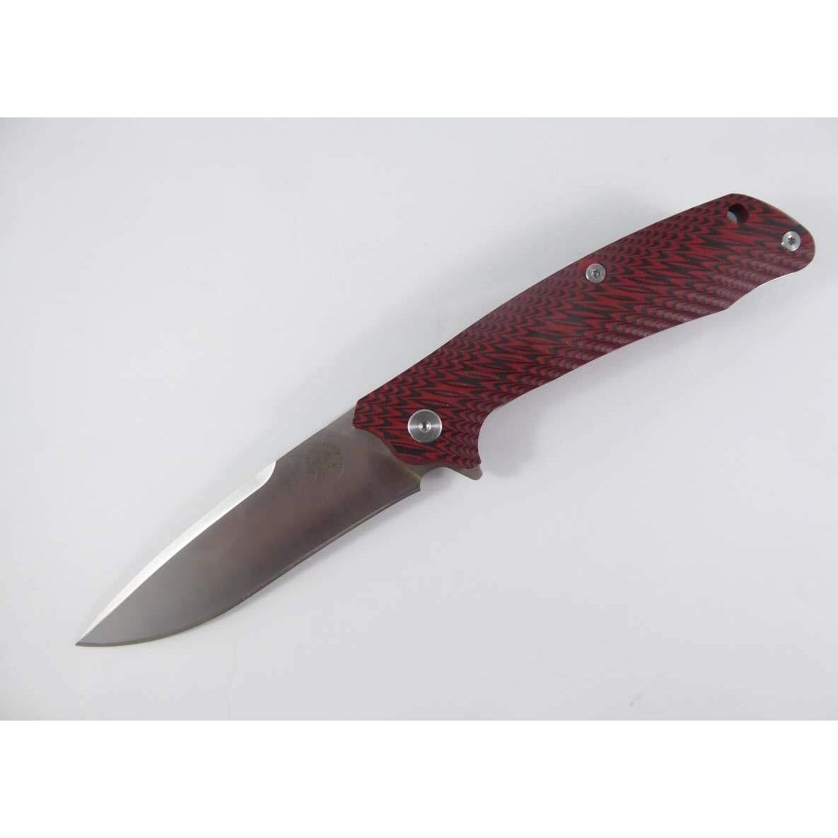 Tassie Tiger Knives Ttk Folding Pocket Knife D2 Steel With G10 Handle For Outdoor Red/black Dark Slate Gray