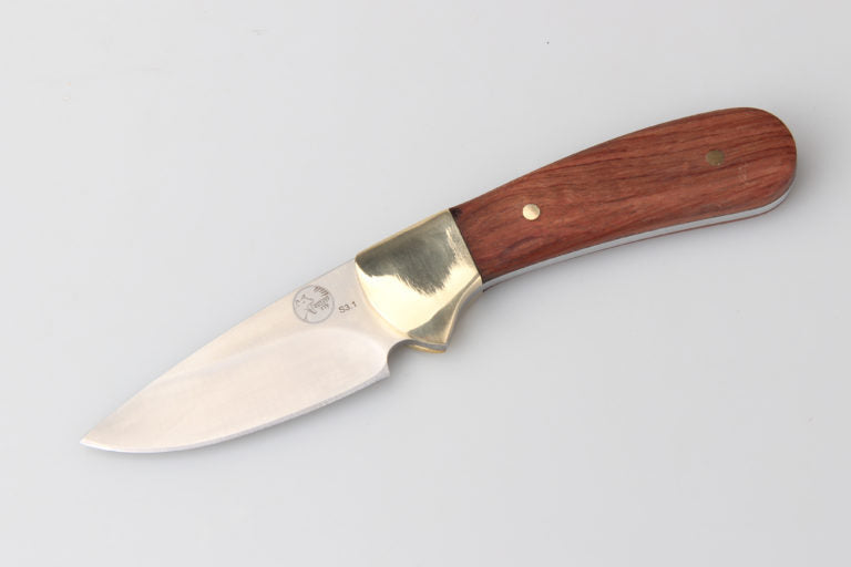 Tassie Tiger Knives Tassie Tiger 3 Inch Fixed Blade Skinner Hunting Knife - Nylon Sheath #s3.1N Sienna