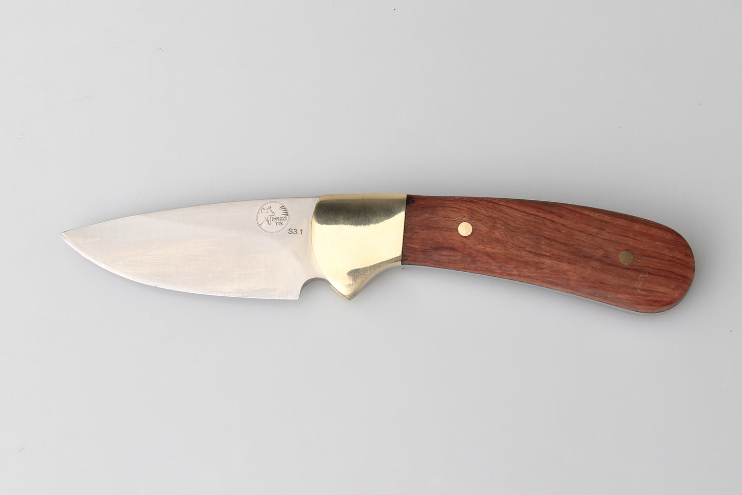 Tassie Tiger Knives Tassie Tiger 3 Inch Fixed Blade Skinner Hunting Knife - Nylon Sheath #s3.1N Sienna